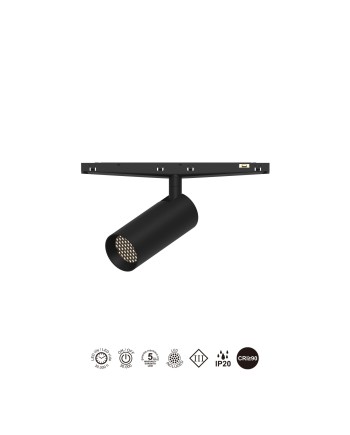 MAGNETO mini * FOCO LED 7W 38º NEGRO